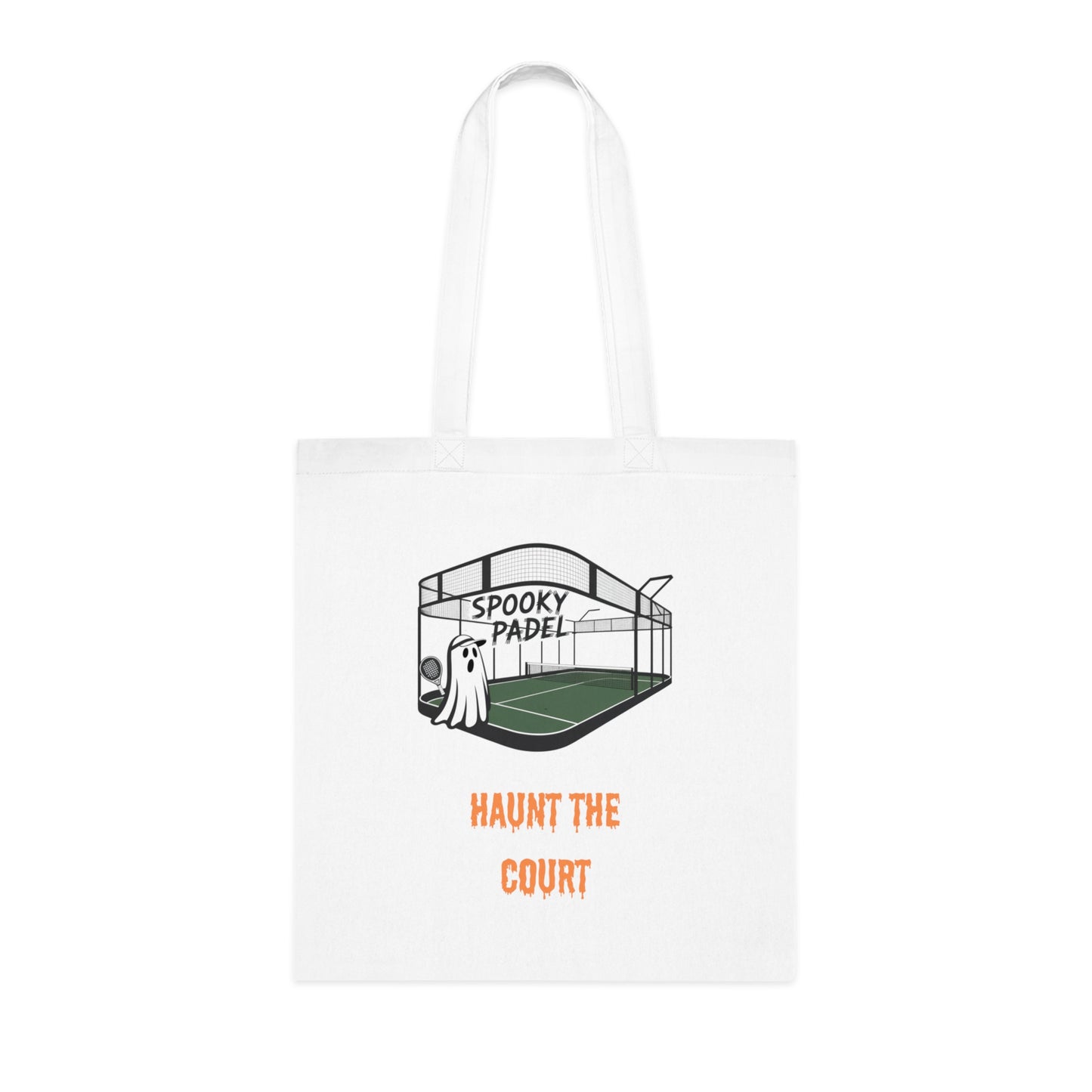 Haunt The Court Halloween Cotton Tote Bag
