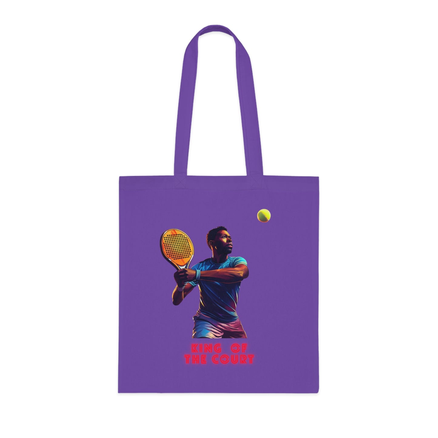 Padel King of the Court Cotton Tote Bag