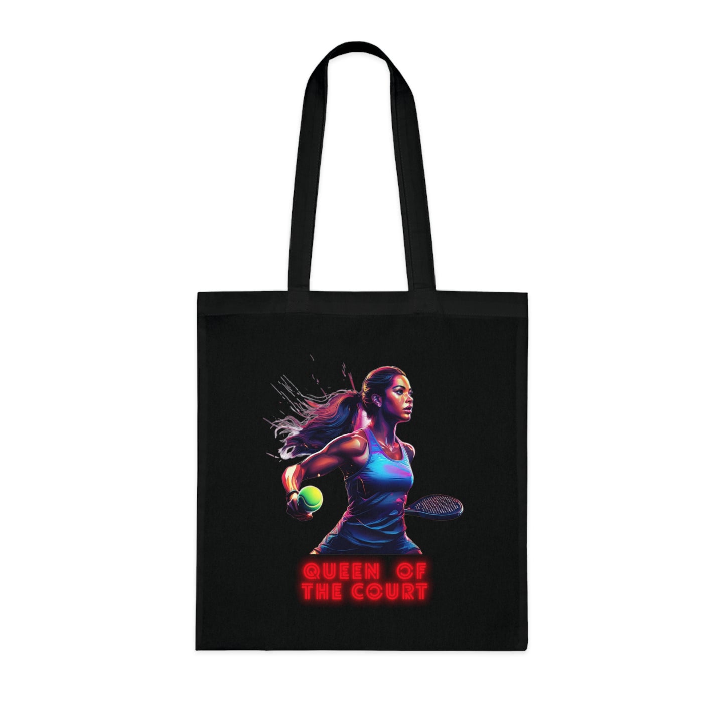 Padel Queen of the Court Cotton Tote Bag