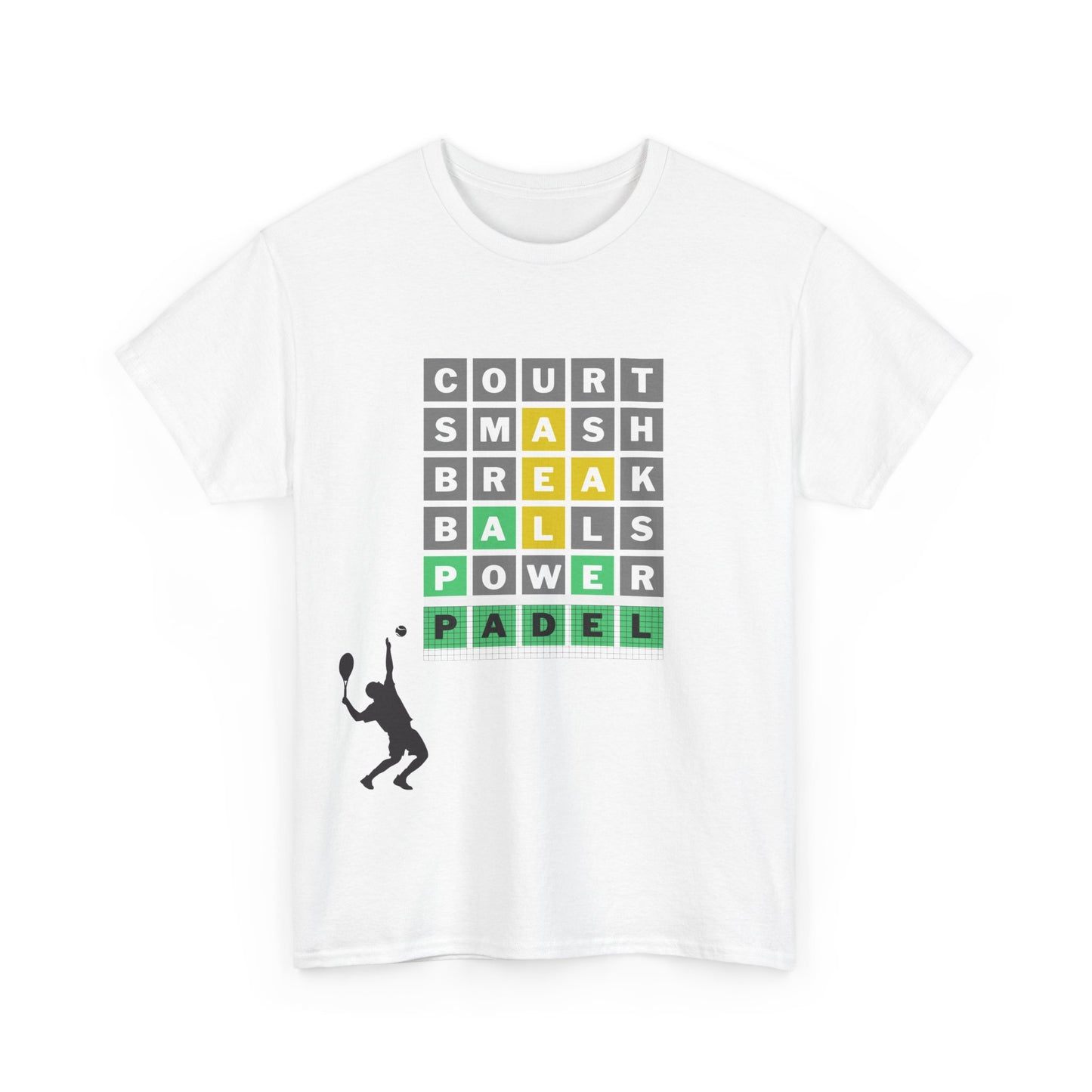 The Wordle is Padel Tshirt (Unisex)