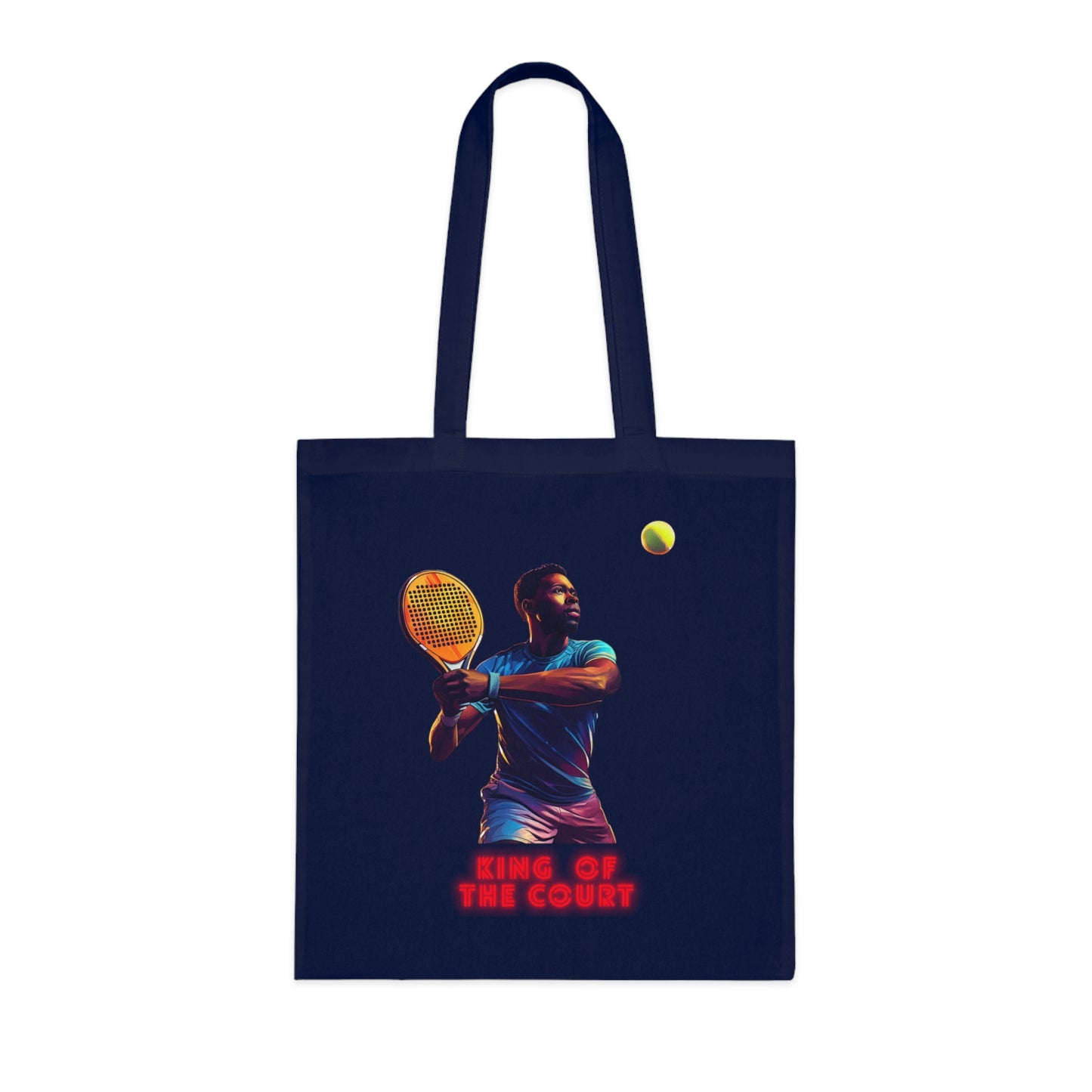 Padel King of the Court Cotton Tote Bag