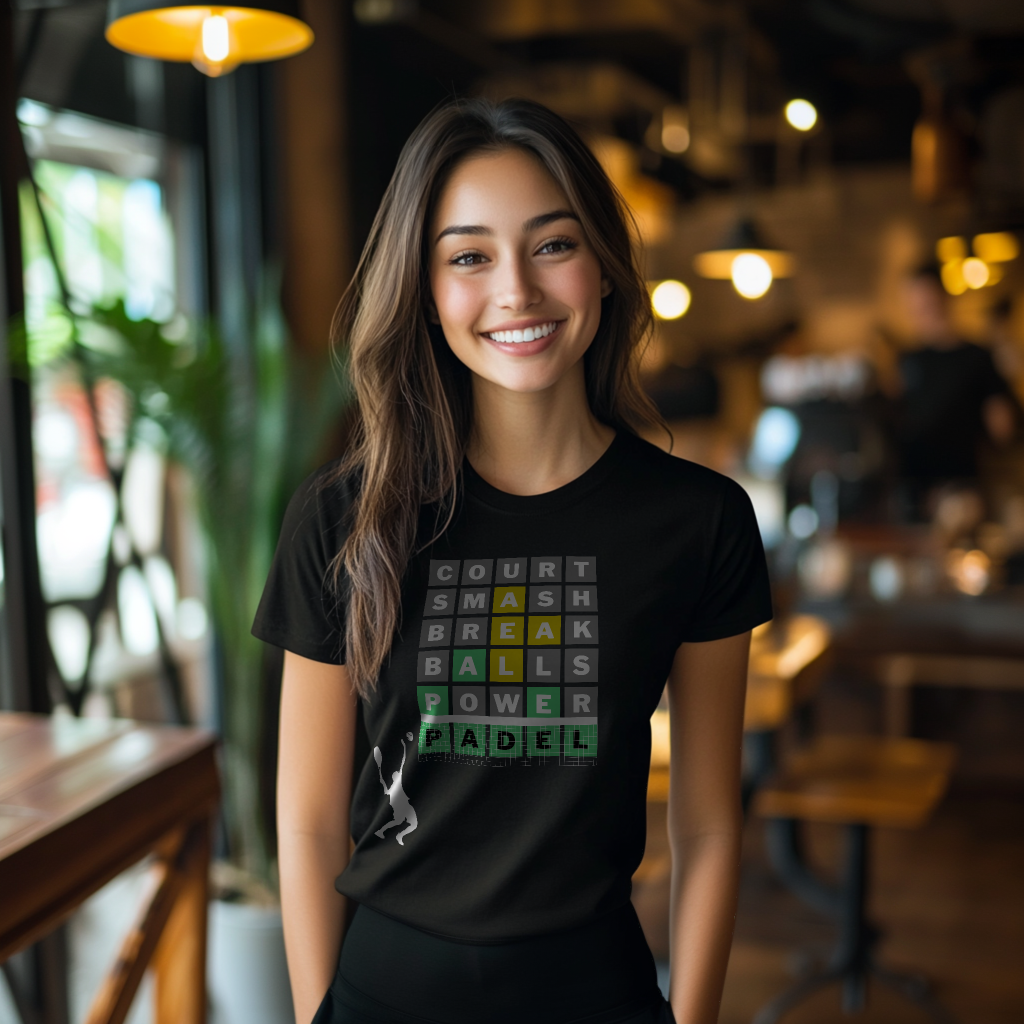 The Wordle is Padel Tshirt (Unisex)