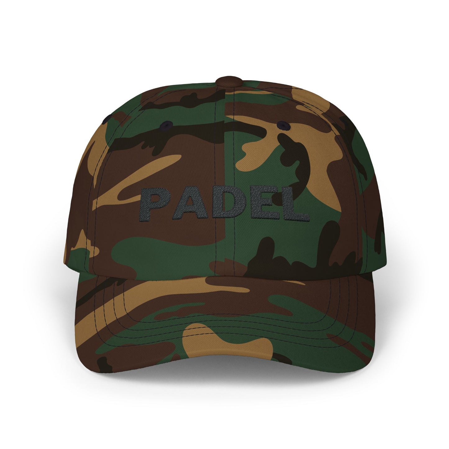 Classic Padel Cap - Black Embroidery