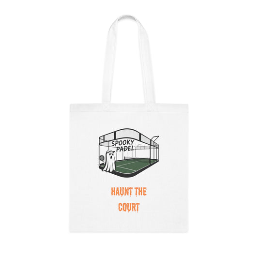 Haunt The Court Halloween Cotton Tote Bag
