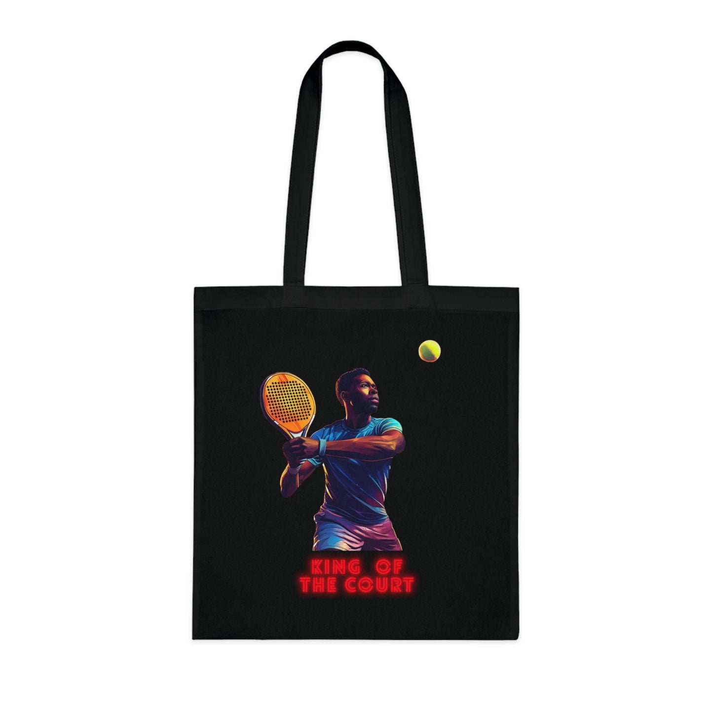 Padel King of the Court Cotton Tote Bag
