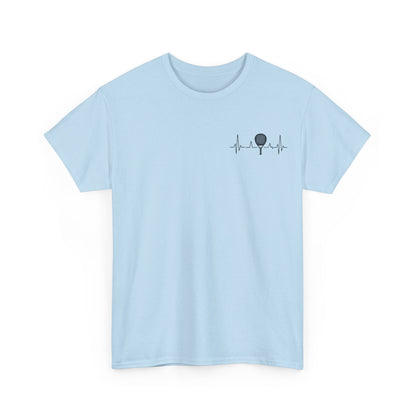 Padel Heart ECG Unisex Tshirt