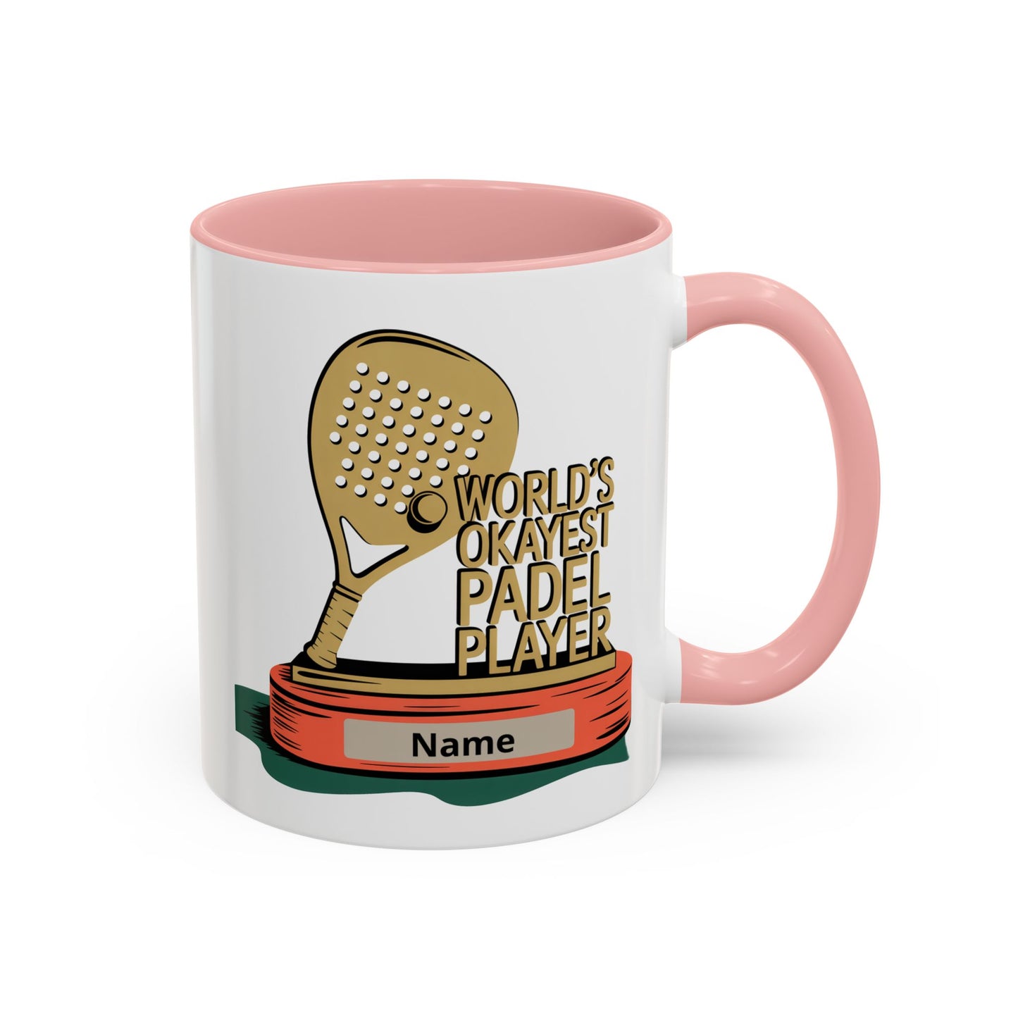 World’s Okayest Padel Player Personalised Mug