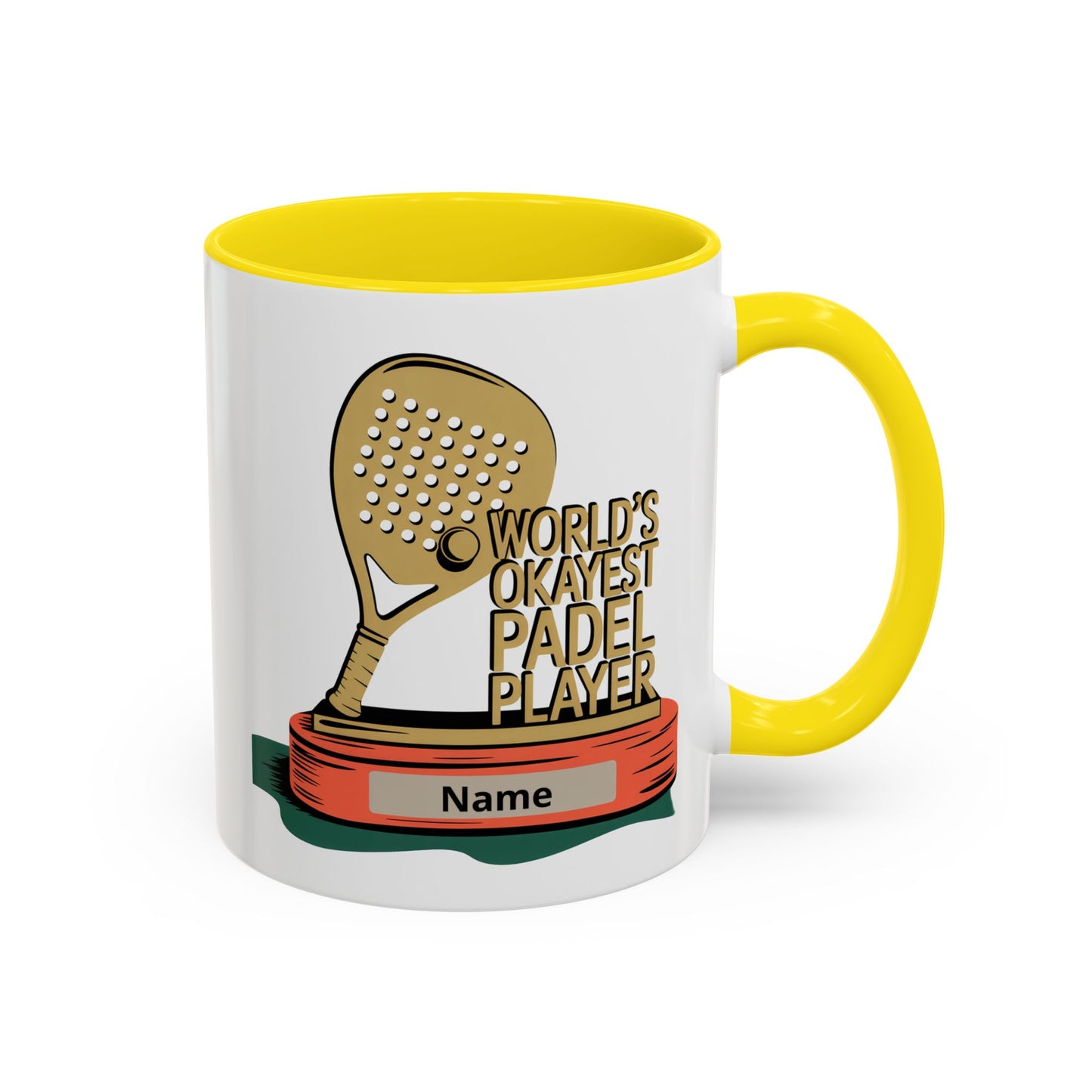 World’s Okayest Padel Player Personalised Mug
