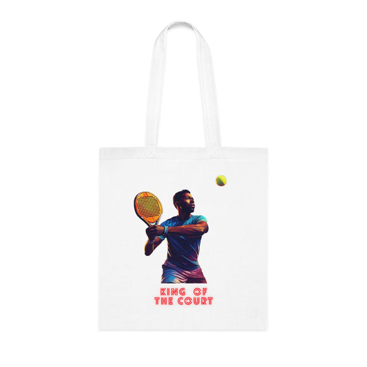 Padel King of the Court Cotton Tote Bag