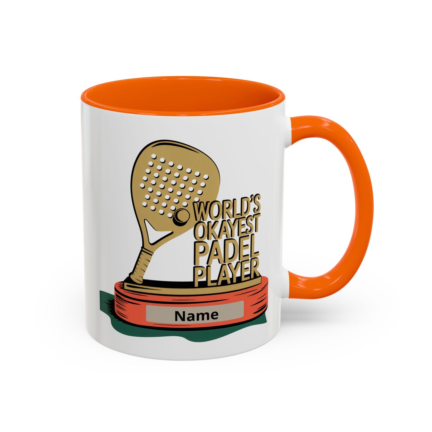 World’s Okayest Padel Player Personalised Mug