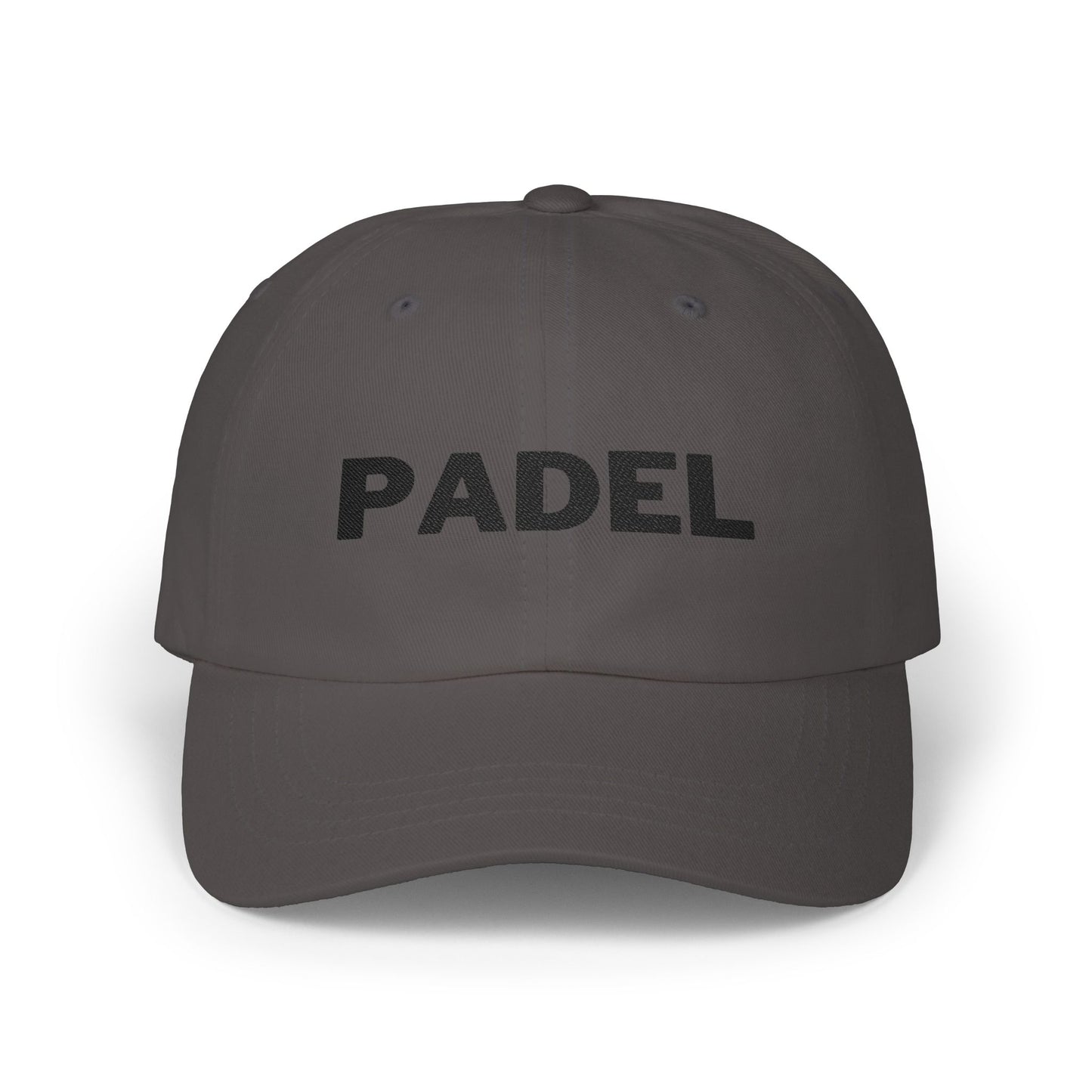 Classic Padel Cap - Black Embroidery