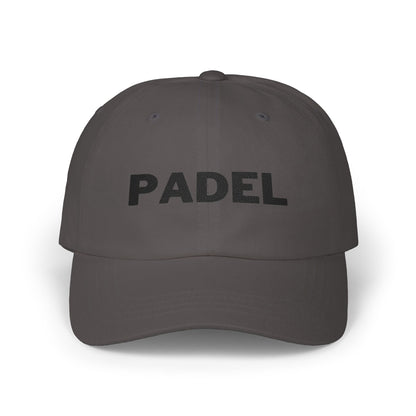 Classic Padel Cap - Black Embroidery