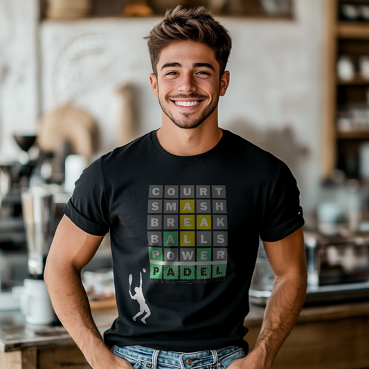 The Wordle is Padel Tshirt (Unisex)