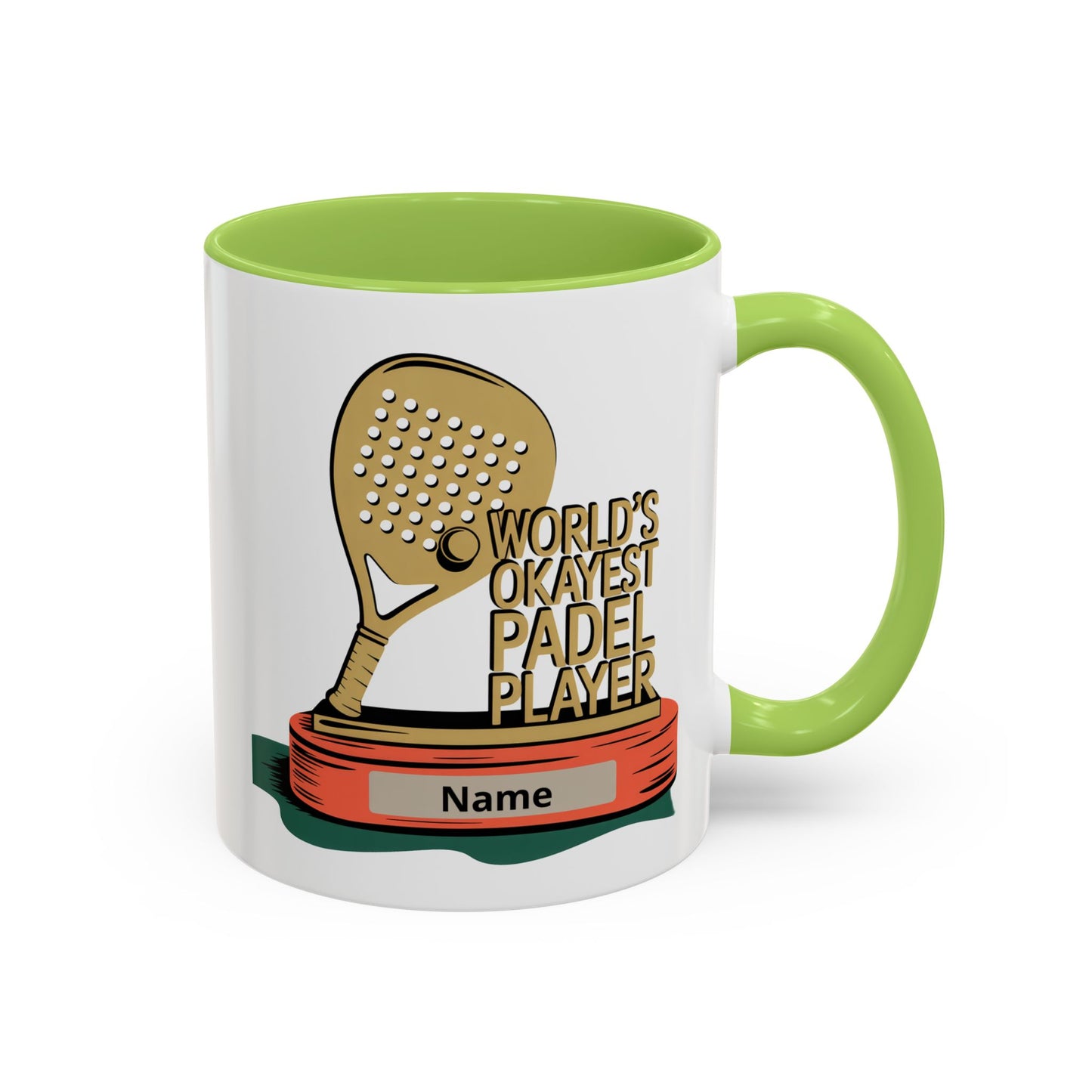 World’s Okayest Padel Player Personalised Mug