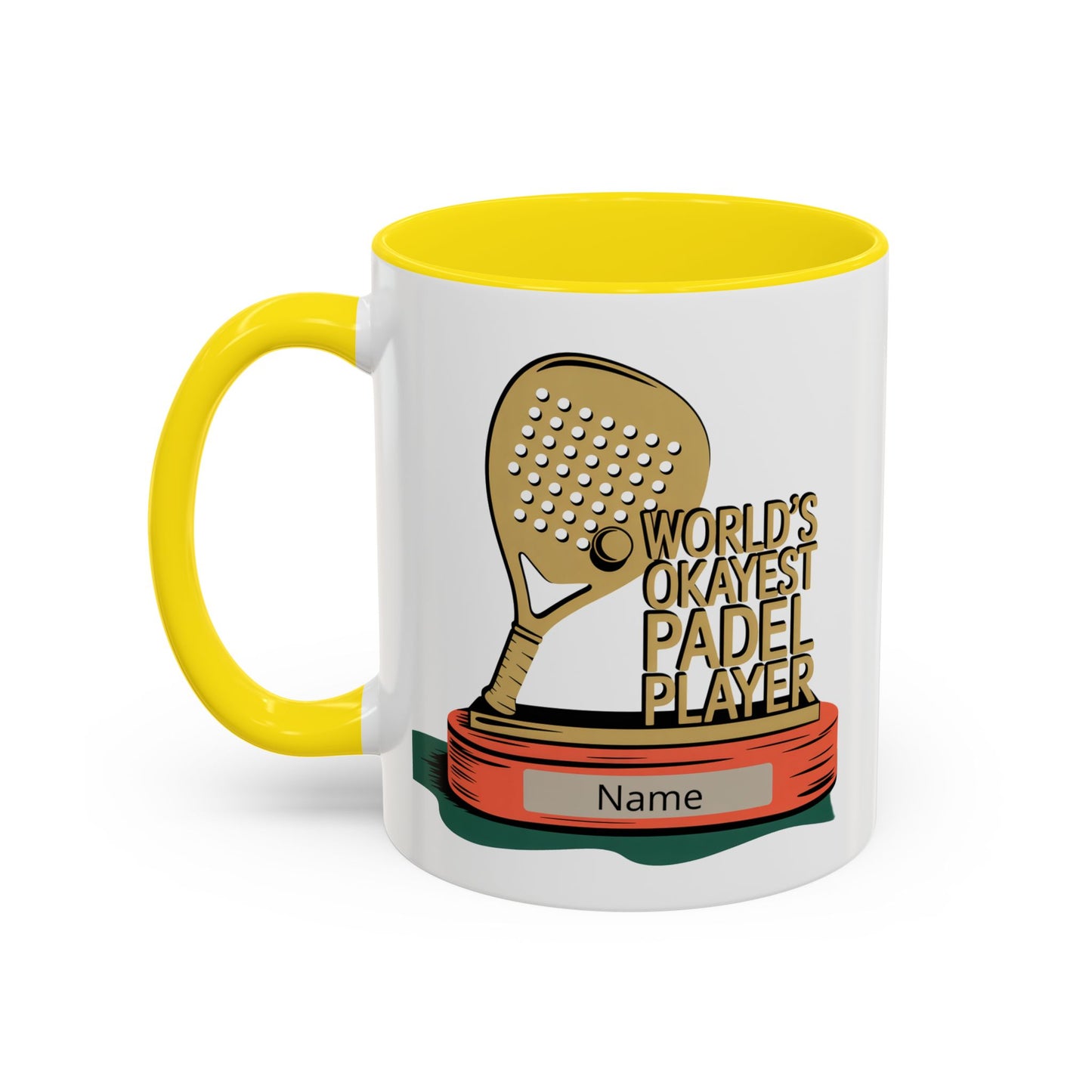 World’s Okayest Padel Player Personalised Mug