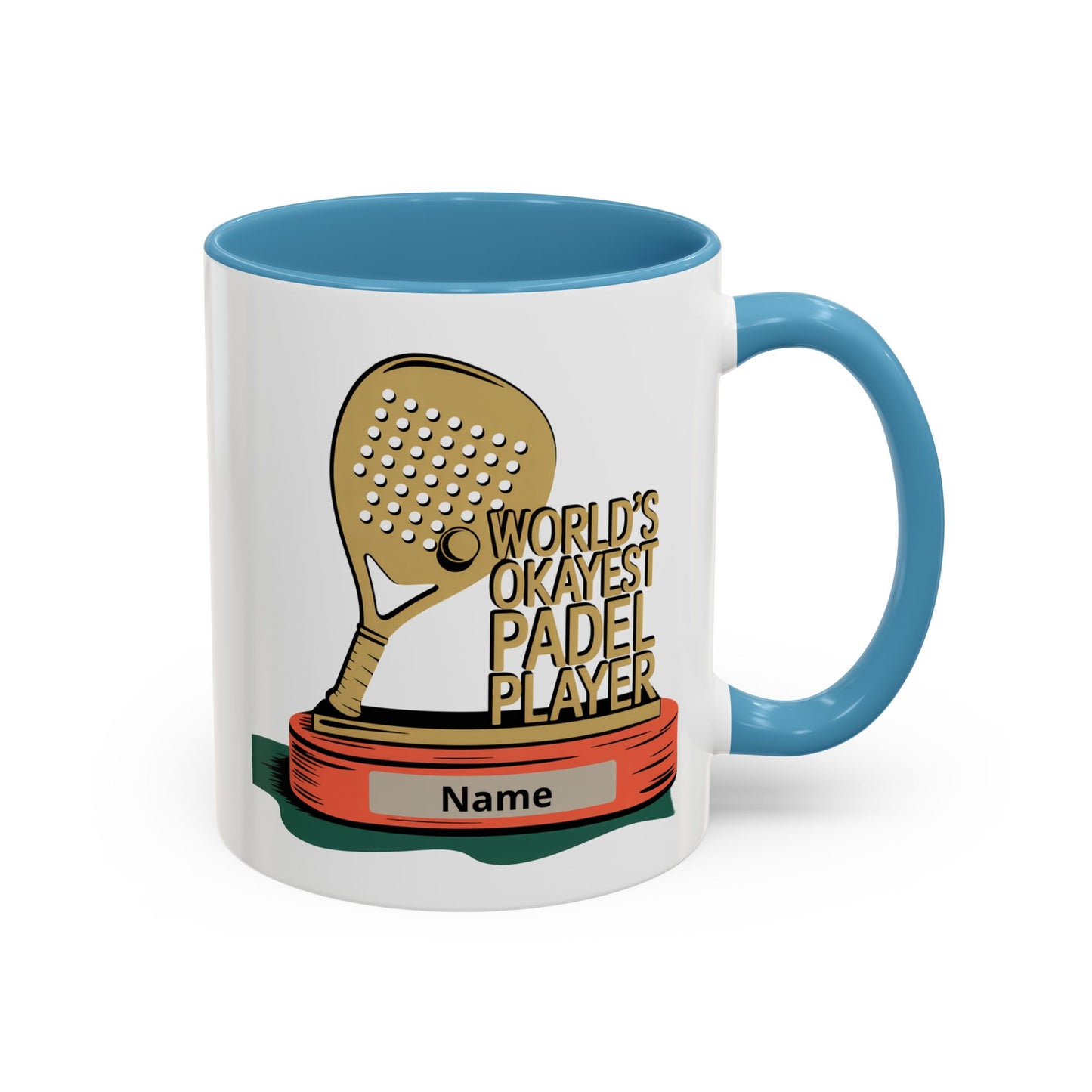 World’s Okayest Padel Player Personalised Mug