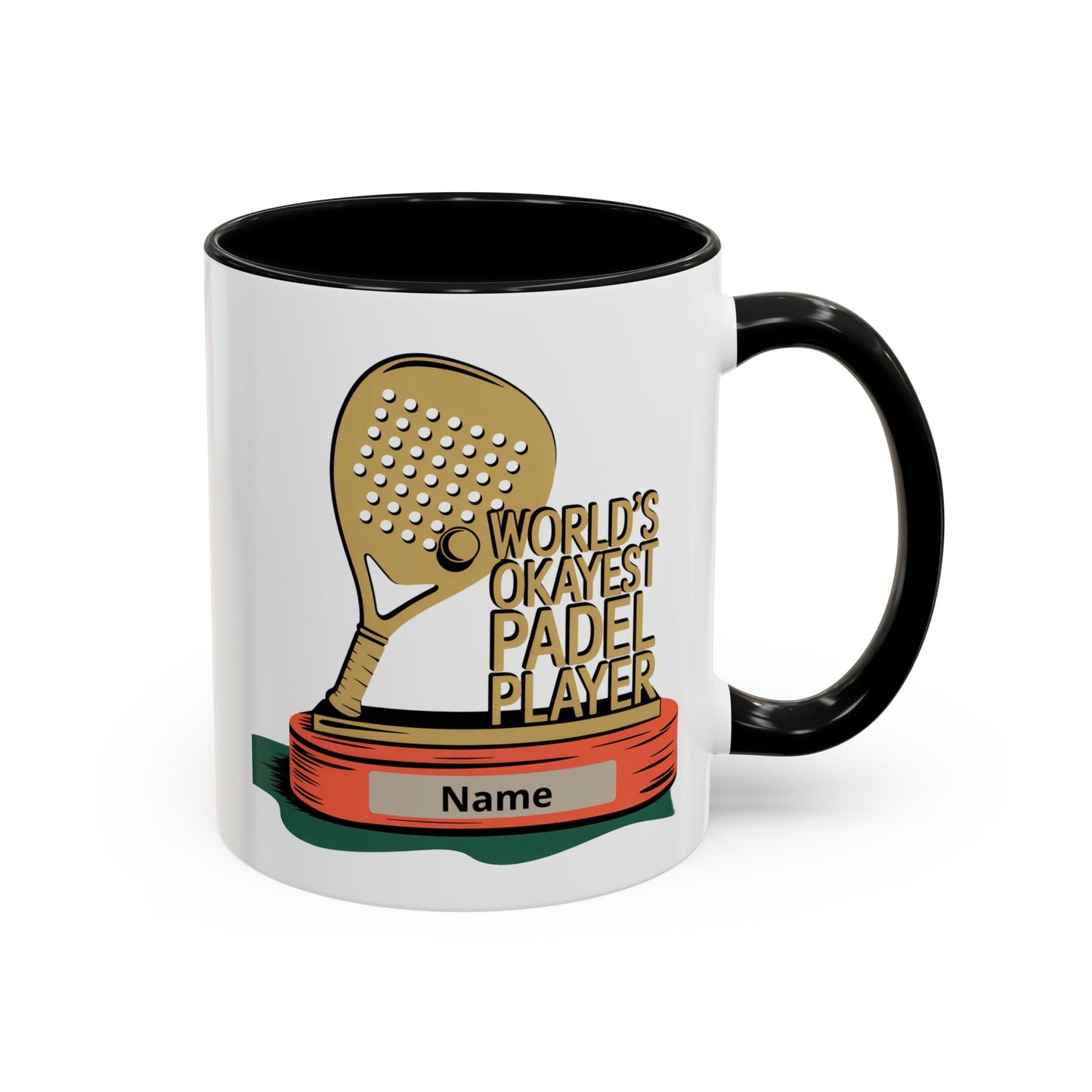 World’s Okayest Padel Player Personalised Mug
