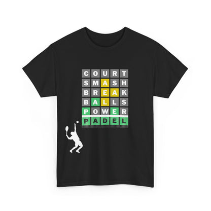 The Wordle is Padel Tshirt (Unisex)