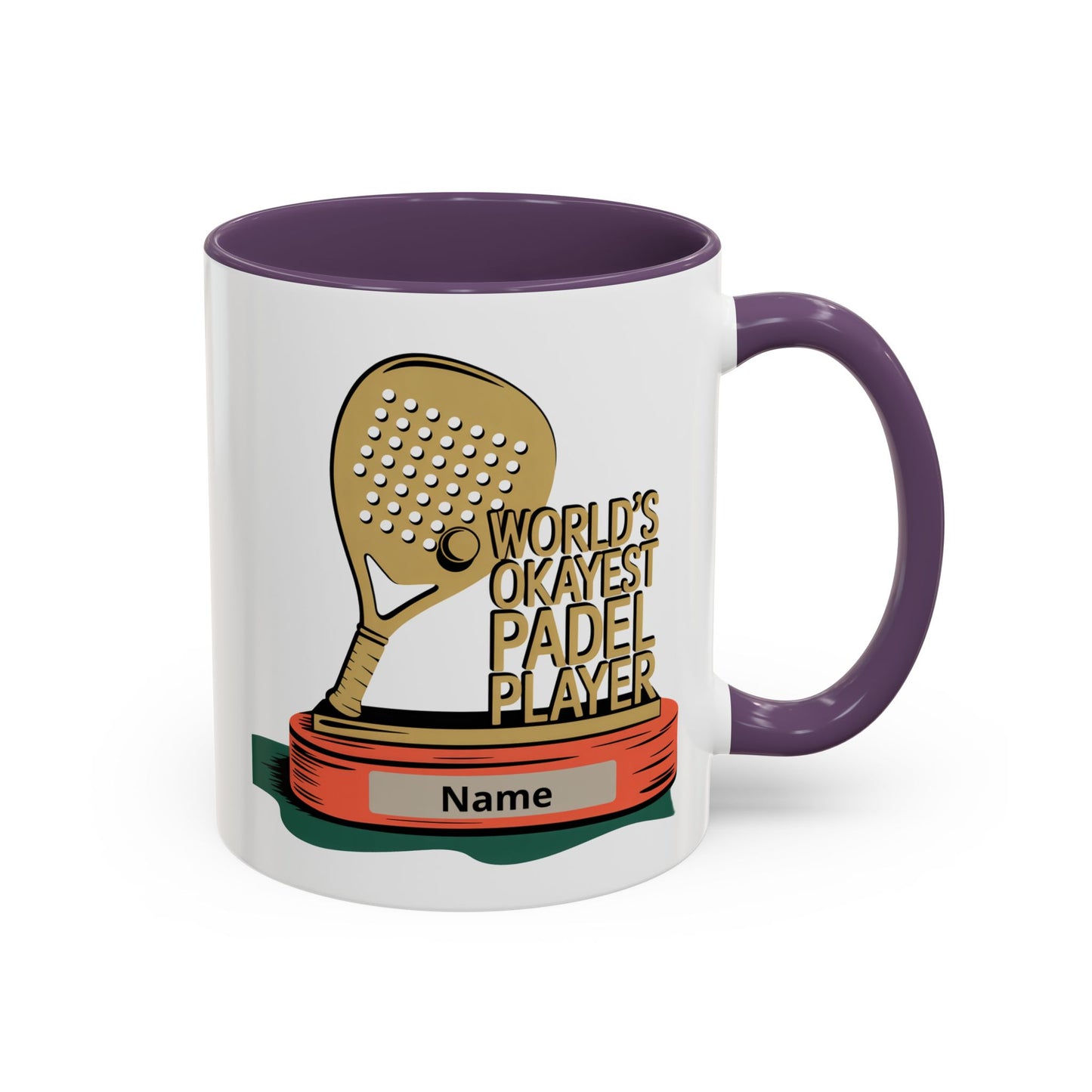 World’s Okayest Padel Player Personalised Mug