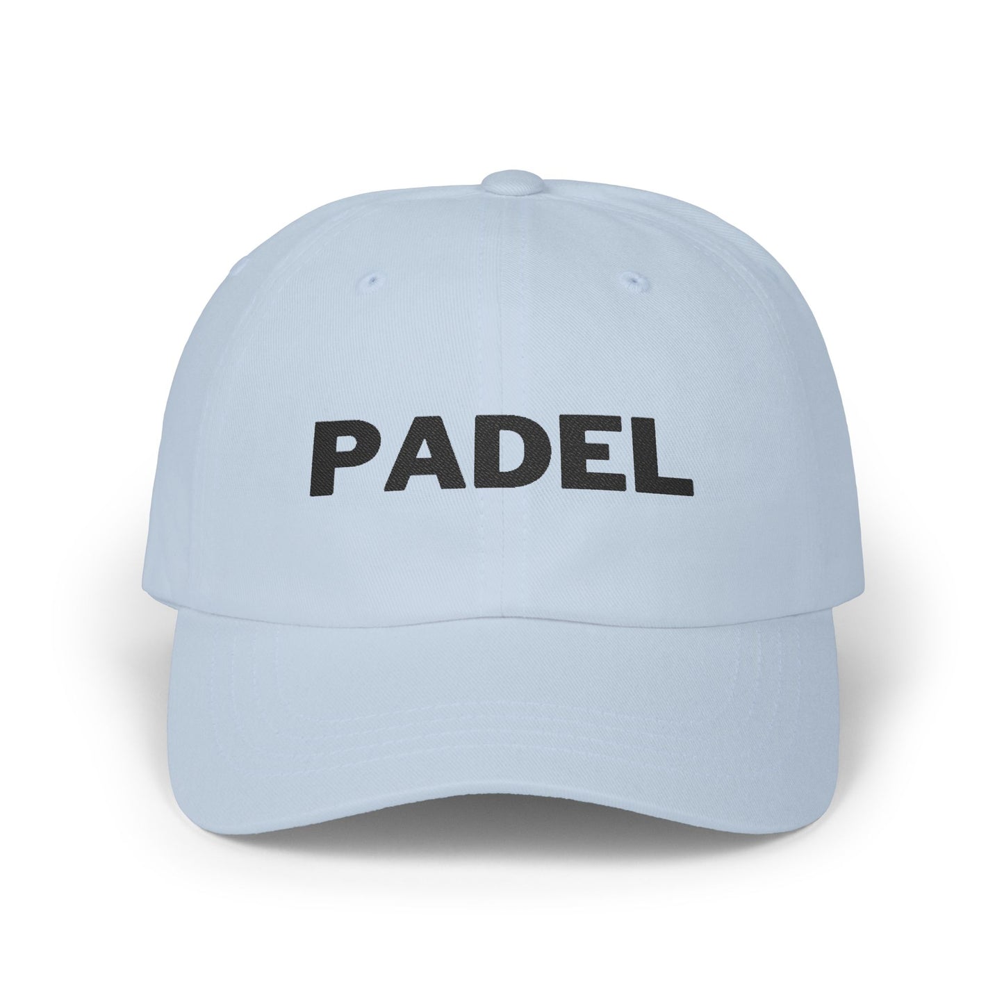 Classic Padel Cap - Black Embroidery