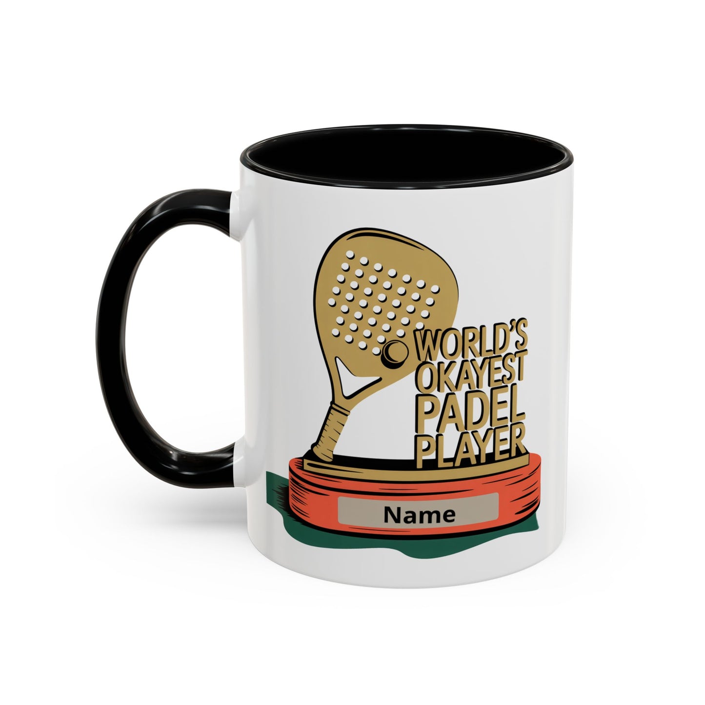 World’s Okayest Padel Player Personalised Mug
