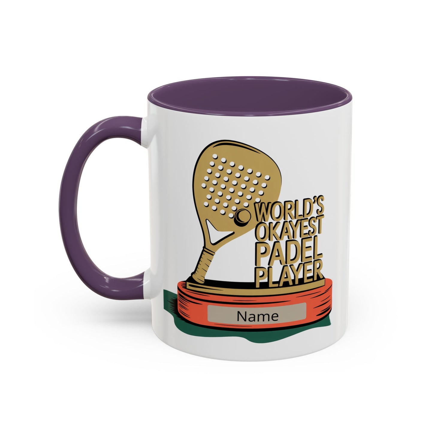 World’s Okayest Padel Player Personalised Mug