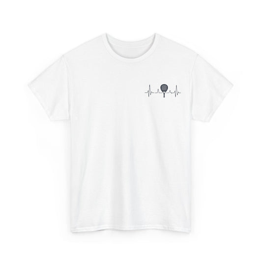 Padel Heart ECG Unisex Tshirt