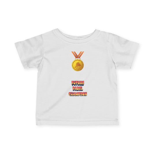 Future Padel Champion Personalisable Infant T-Shirt – 6–24 Months