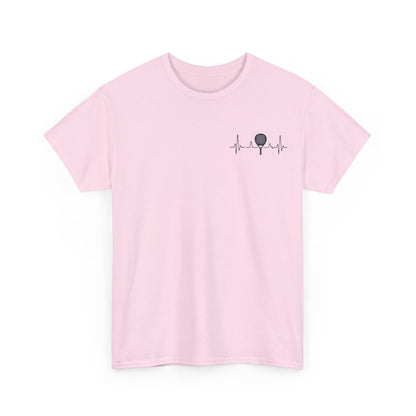 Padel Heart ECG Unisex Tshirt